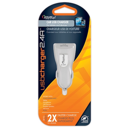 USB Charger - 2.4a DC White